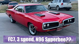 I bought 1970 Superbee w/ a 451” stroker & 4 speed…with an interesting option list…