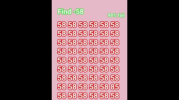 🔥👉85👈🔥#iqtest #gk #quiz #iq #gkquiz #puzzle #viral #trending #shorts #facts #find the odd #numbers