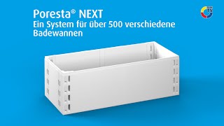 Poresta Next Montage Des Badewannenträgers Shk-Tv Produkt Im Blickpunkt