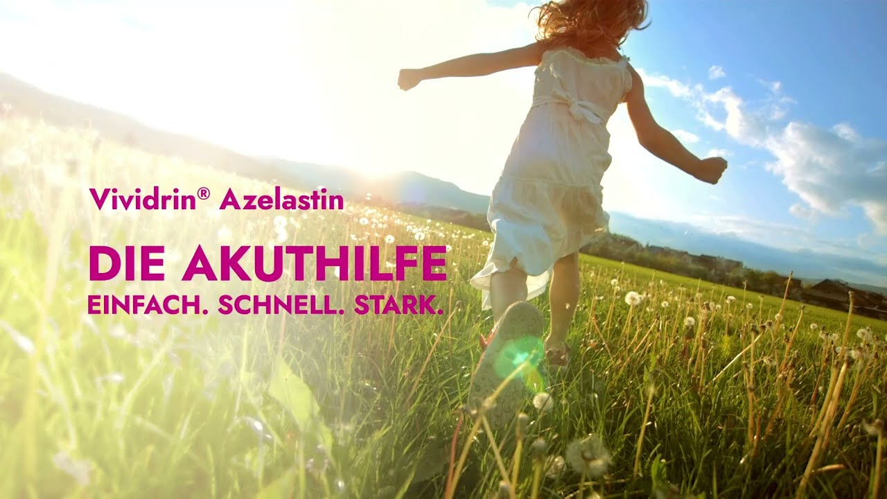 Vividrin Azelastin - Die Akuthilfe. Einfach, schnell, stark.