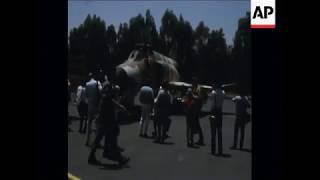 Israeli F-4E "Kurnass" (Phantom II) on show to press