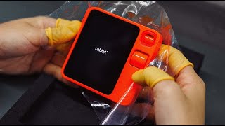 Rabbit R1 Phone Model Review unboxing and demo.
