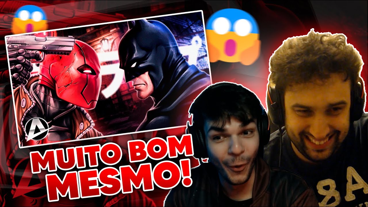 NÓIS REAGE A BATMAN E CAPUZ VERMELHO | PAI E FILHO | ANIRAP E OKABE