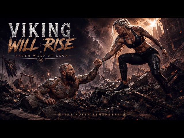 Raven Wolf ft. Laga - VIKING WILL RISE 🔥| Epic Viking Rap | Viking Song 🔥 (Lyric Video)