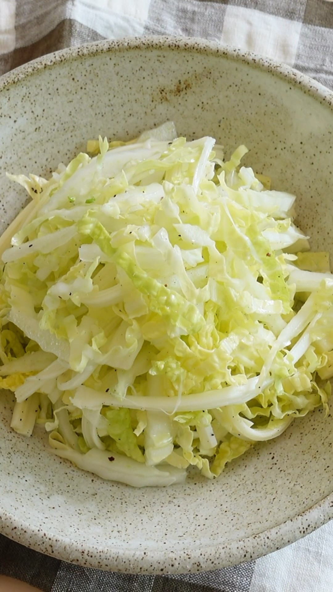String Cheese Meets Hakusai Nappa Cabbage In A Refreshing Salad Recipe ...