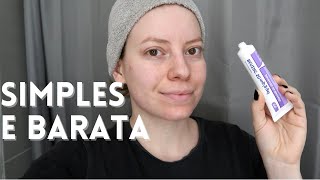 A rotina de skincare de 3 passos que mudou minha pele em 3 meses