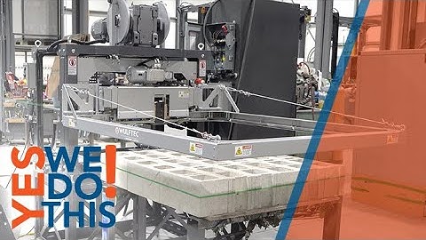 "Yes, We Do This!" - Horizontal strapping system designed for the Brick and Block industry