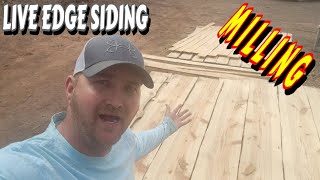 READY TO START SIDING THE TINY HOUSE  | off-grid cabin, tiny house, build live edge siding, Tractor