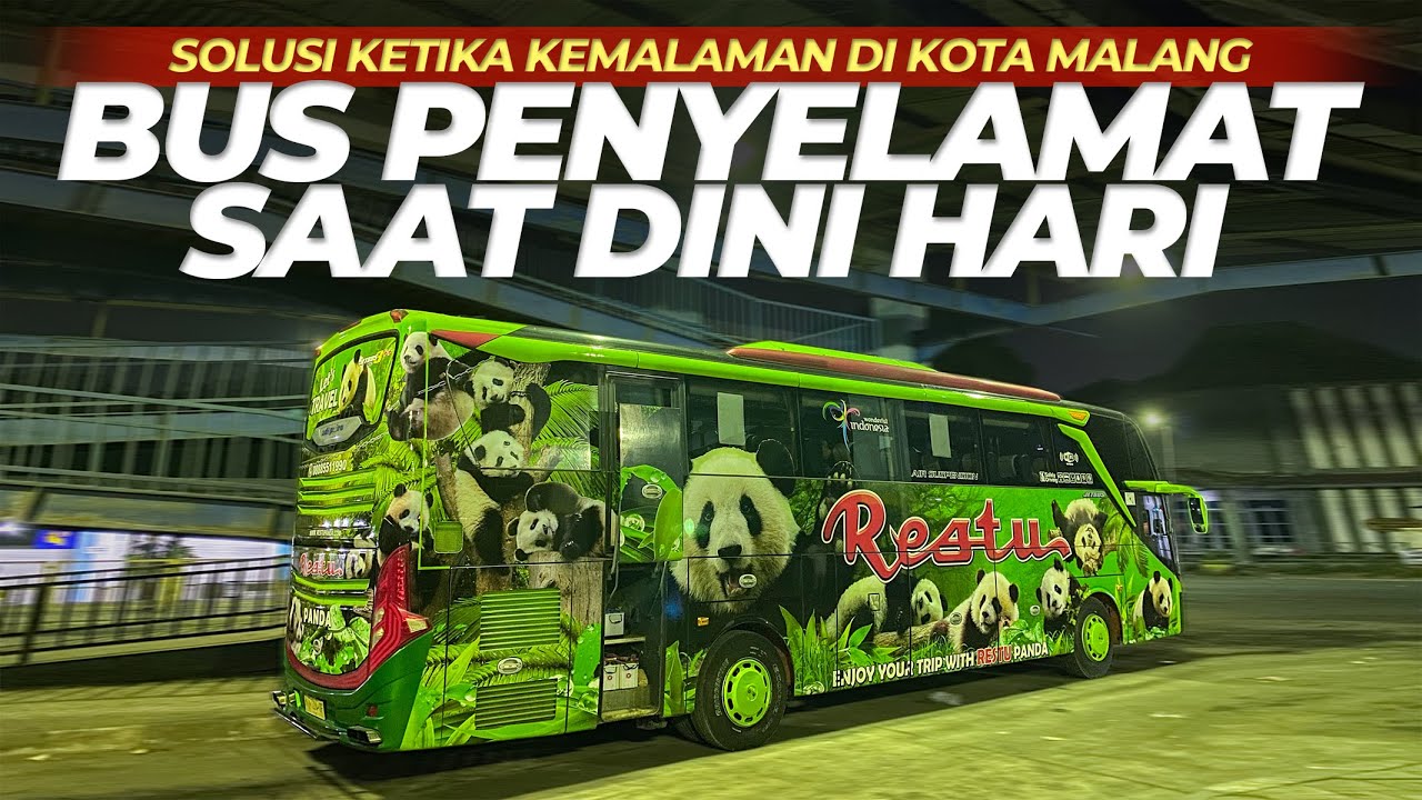 [ UJI NYALI !! ] MENCOBA BUS PALING PAGI DARI MALANG! Trip Restu ATB Jam Pertama Malang-Surabaya