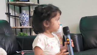 Karaoke and rough house- before bed routine