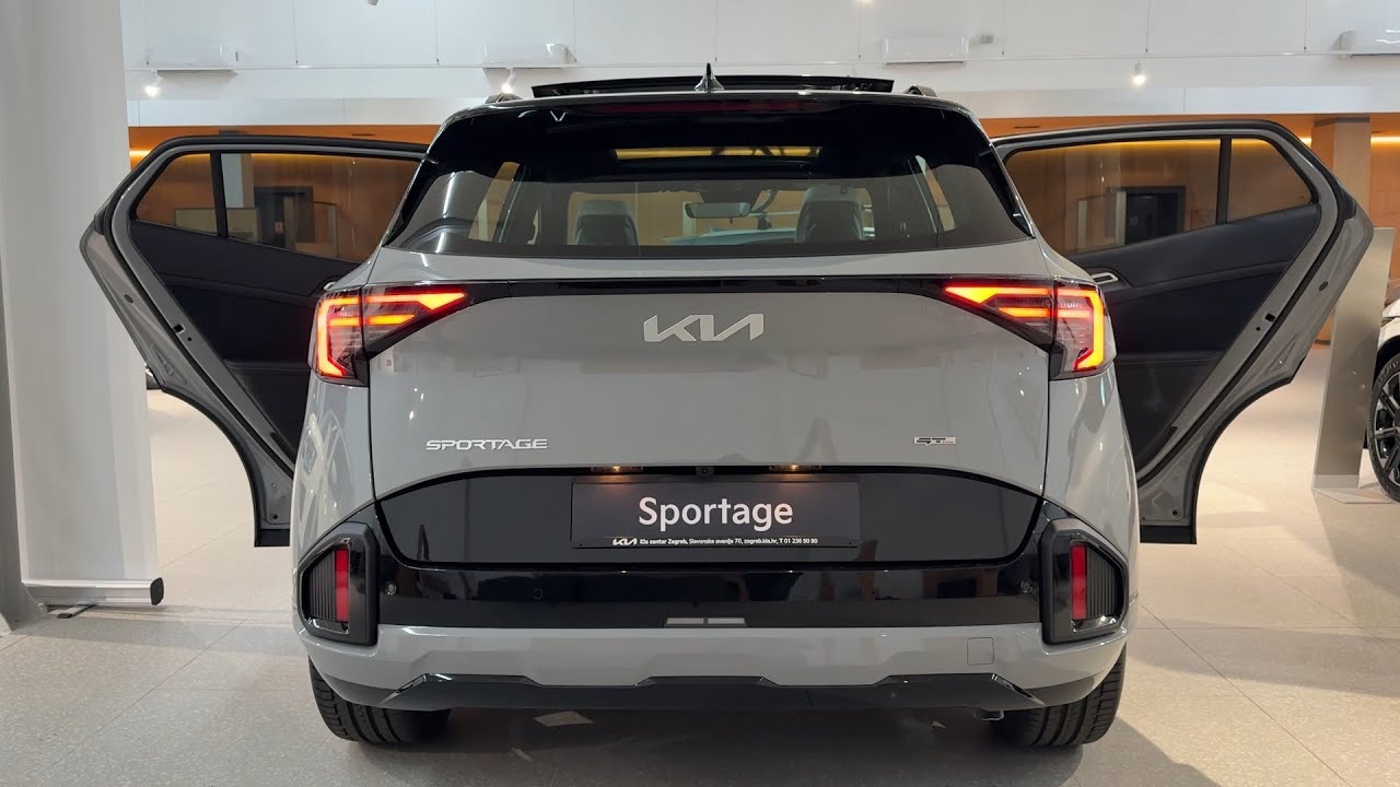 New KIA Sportage FACELIFT 2026 - PRACTICALITY test, TRUNK SPACE, rear seats adjustments