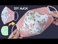 New Style Cute Mask! Diy Breathable Face Mask No Fog On Glasses Easy To Make Sewing Tutorial At Home