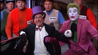 Batman and robin vs joker and penguin Batman 1966 Resimi