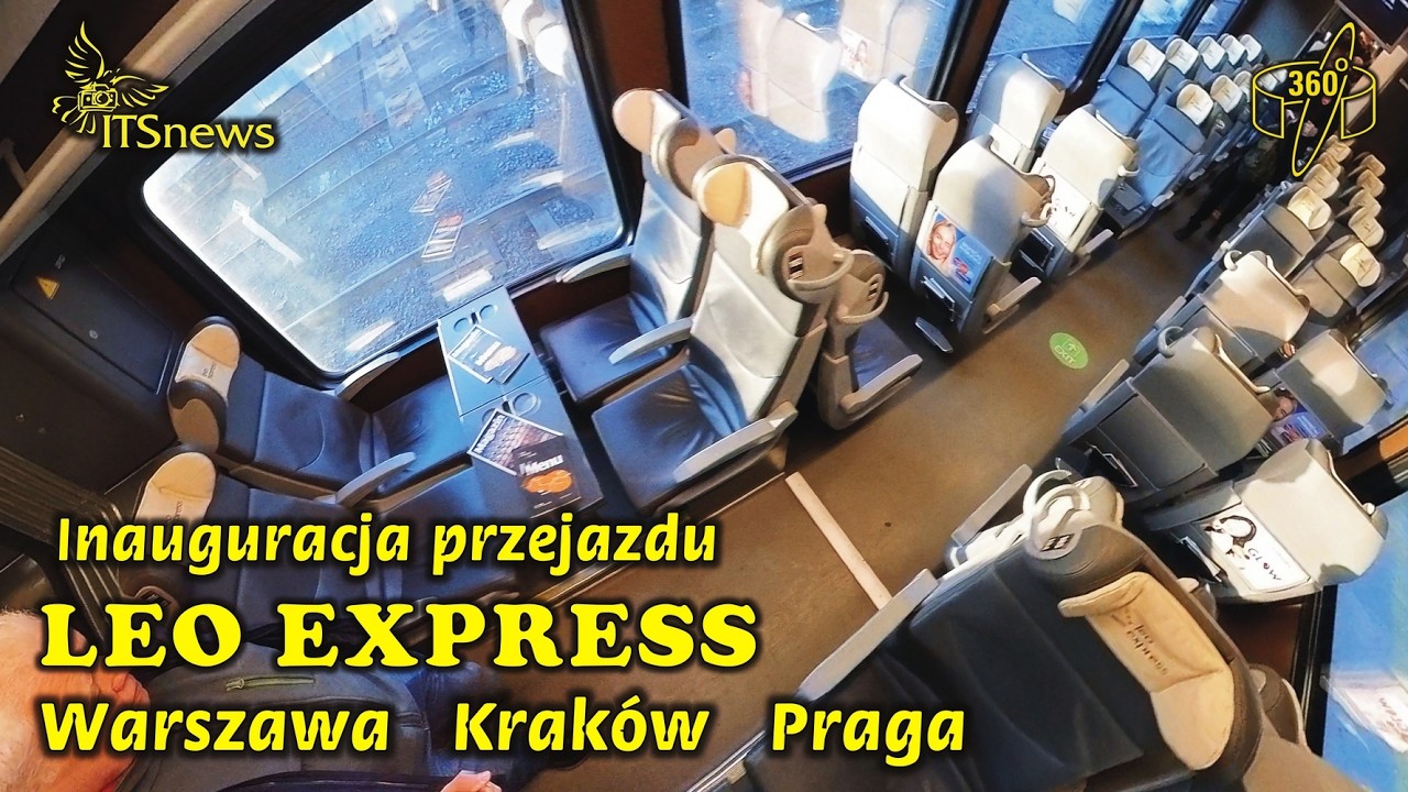 Leo Express Warszawa – Kraków – Praga Inauguracja przejazdu.