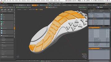 Modo Footwear Design - Lesson 10: 5. Adding Materials - Part 1