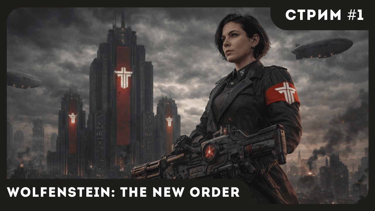 ВПЕРВЫЕ АУФИЛЬШТЕЙН | Wolfenstein: The New Order #1 | СТРИМ | sofiko_sculpts