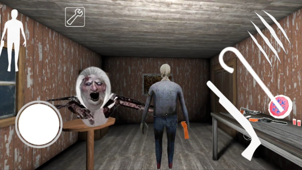 Playing Granny As Grandpa Horror Mod Menu 