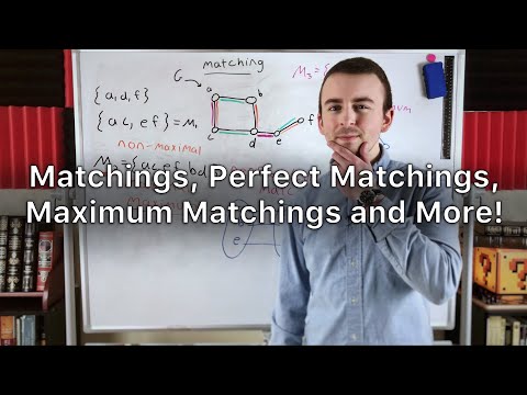 Matchings, Perfect Matchings, Maximum Matchings, and More! | Independent Edge Sets, Graph Theory