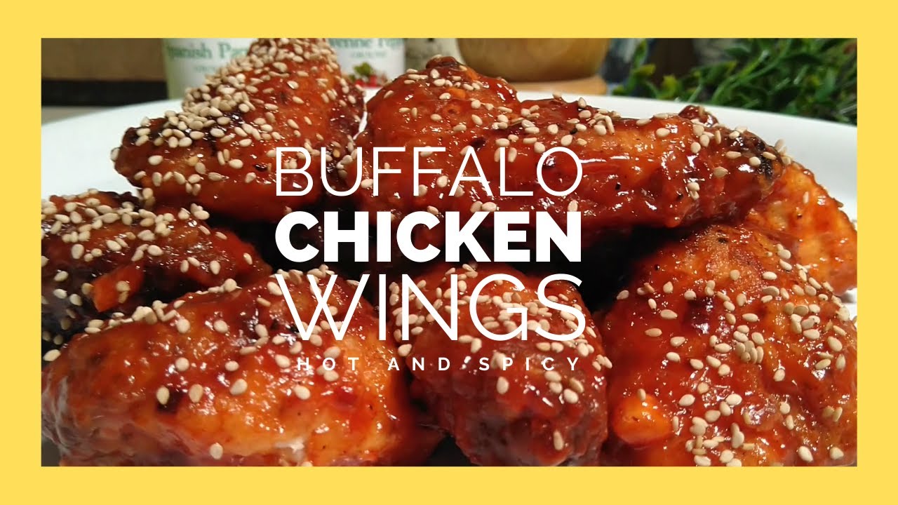 BUFFALO CHICKEN WINGS Homemade Hot & Spicy YouTube