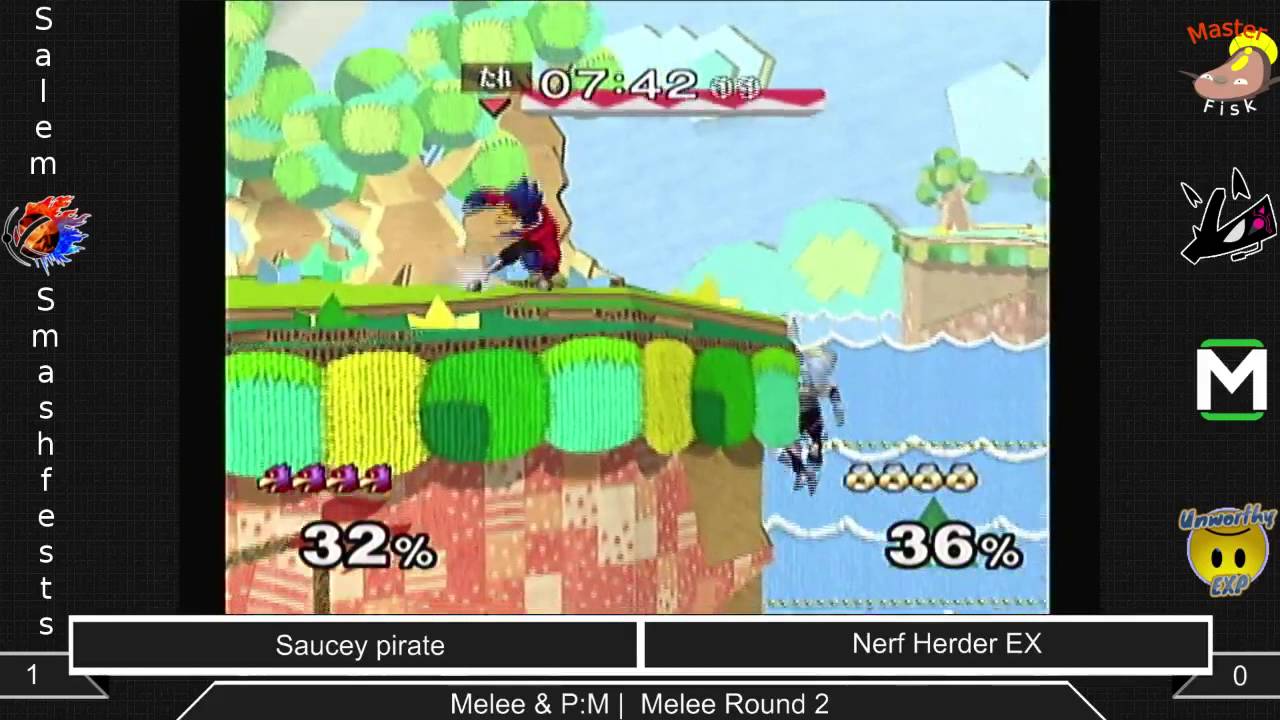 [Melee|11-03-14] Round 2: Saucey Pirate (Falco) VS Nerf Herder EX (Sheik)