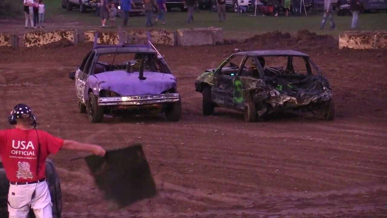 Clare County Fairgrounds Mod FWD Demolition Derby (932022) Harrison,Michigan YouTube