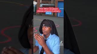 POV: When we played Chinese whispers in primary 