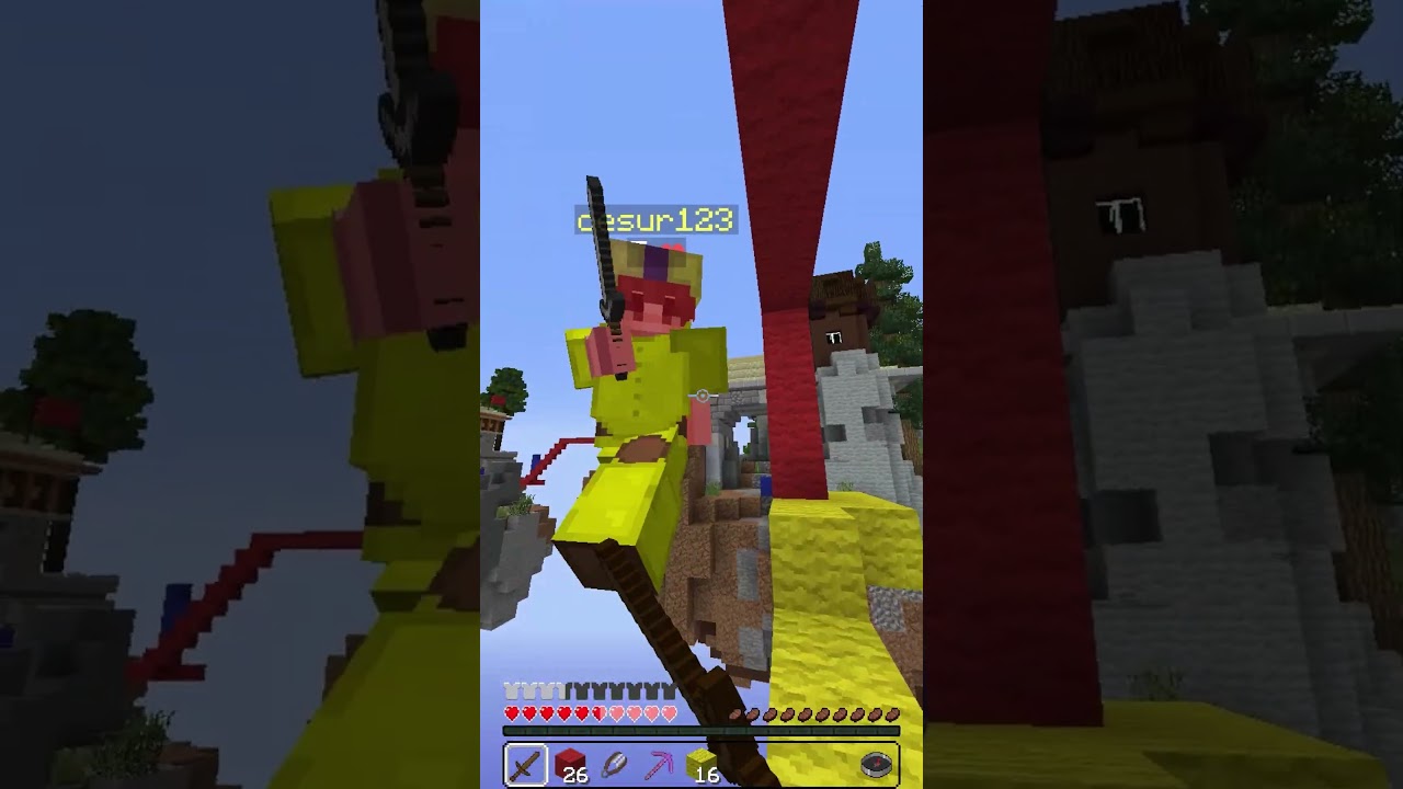 Sonoyuncu Bedwars - 6 saniyede 1v1 bitirmek