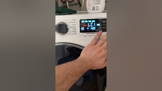 Samsung AddWash: Kalibrierung der Waschmaschine - YouTube