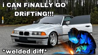 E36 PROJECT DRiFT CAR GETS WELDED DiFF