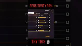 Sensitivity 🔥 #shorts #youtubeshorts #sensitivity
