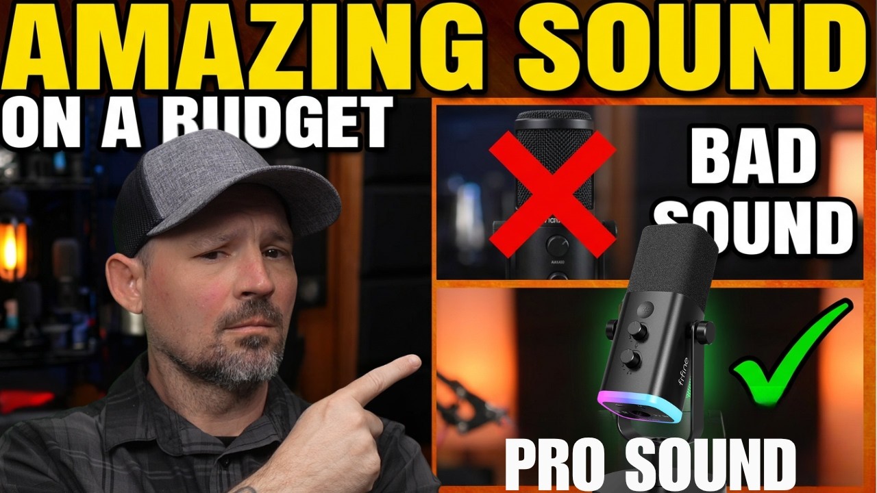 I Made the Fifine AM8 Sound Expensive - How To Get Great Sound From Any Good Budget Mic.