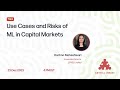 Use cases and risks of ml in capital markets  exploring applications of aiml in fintech