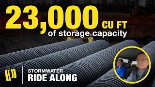 125 Prinsco Hydrostor® HS290 Stormwater Chambers Brave The Cold In This Superior, WI Install