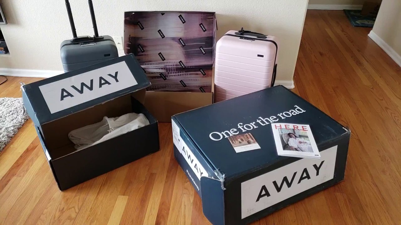 AWAY LUGGAGE UNBOXING & REVIEW 