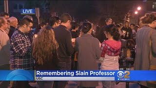 Students, Faculty Honor Slain USC Professor In Campus Ceremony