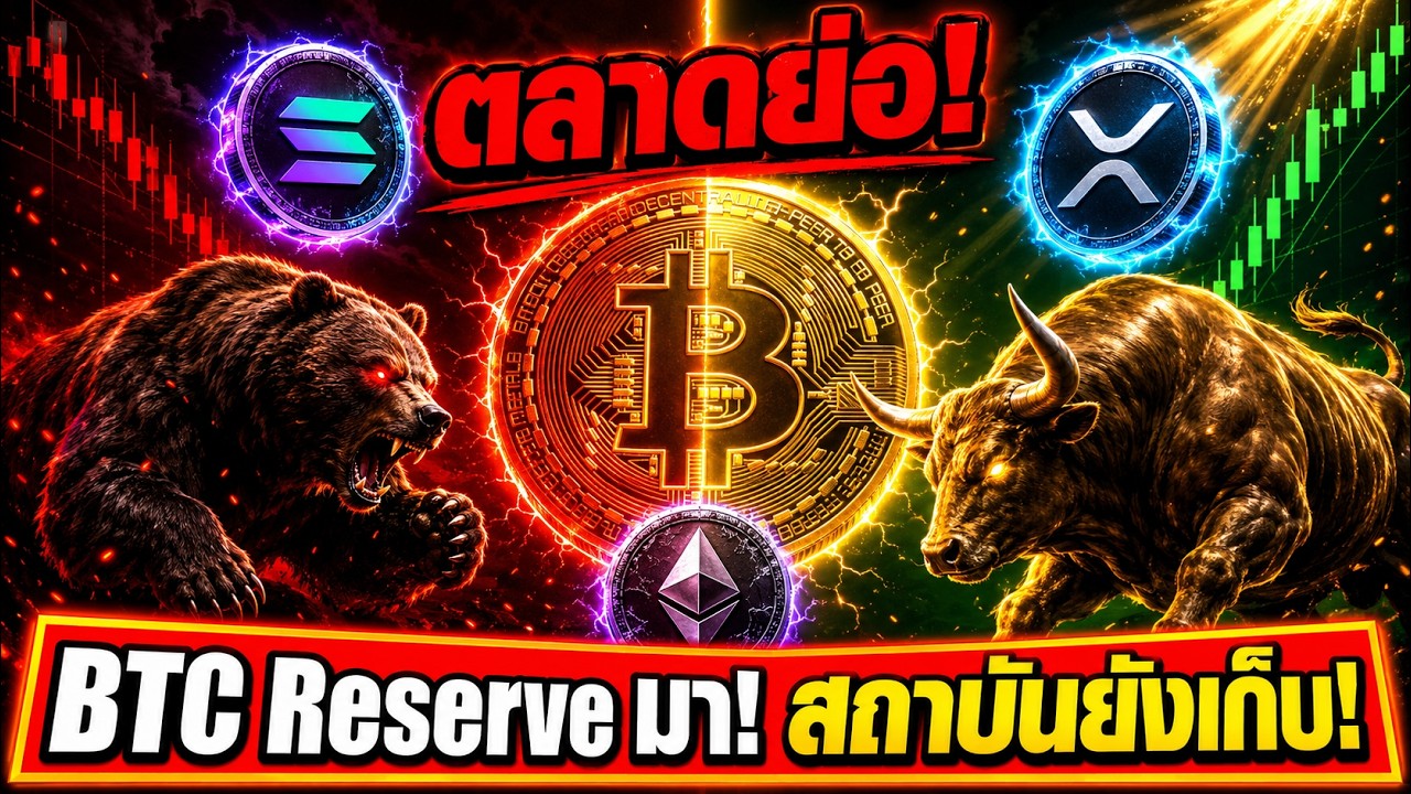 ⁣🔥 BTC Reserve กำลังมา! ธนาคารยุโรปเข้า BTC ETH XRP + Solana RWA $2B — สถาบันท่วม!