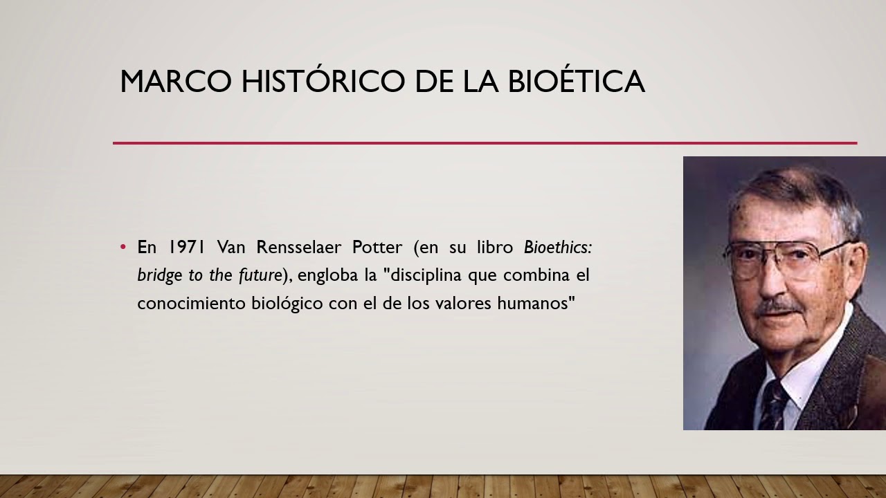Marco histórico de la bioética — Transcript