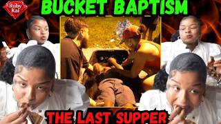 Chrisean EATS like it's The LAST SUPPER‼️Holy Hands BAPTIZING People in a BUCKET‼️🎪🤡