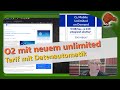 Neuer unlimited tarif bei o2 tarif mit innovativer datenmechanik