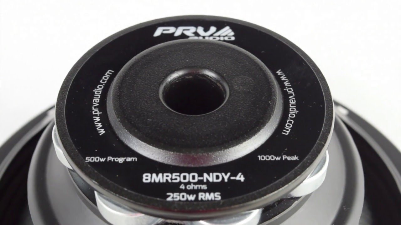 PRV Audio Brazil / 8MR500NDY4 8" Neodymium Midrange Loudspeaker 250
