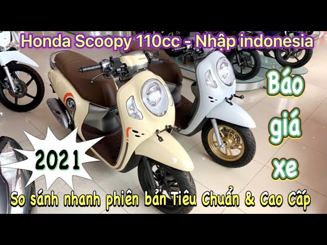 Review Honda Scoopy 2021 nhập Indo Nam nữ đều đi được  2banhvn  YouTube