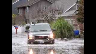 King Tide Flooding 2013 - Point Monroe, Bainbridge Island WA