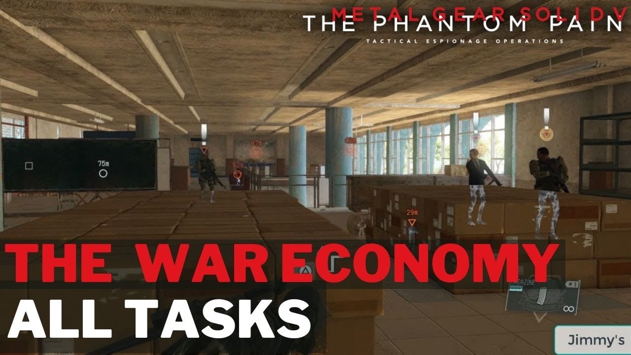 MGSV The War Economy (All Tasks) YouTube