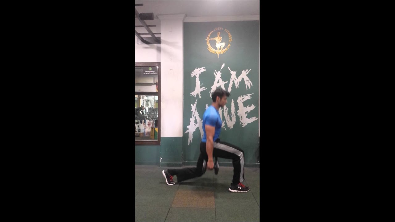 fitness videos online Weighted Lunges