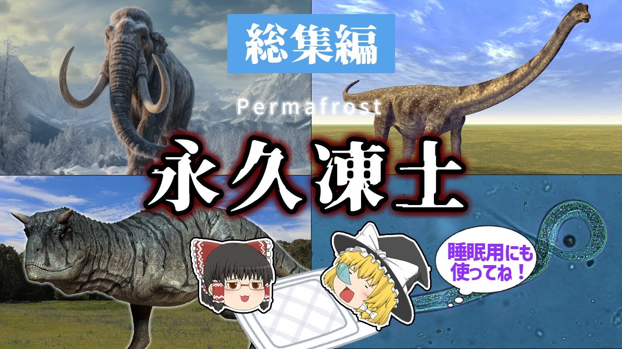 【睡眠用・ゆっくり解説】永久凍土　細菌/マンモス/北極圏・南極　など【途中広告なし】