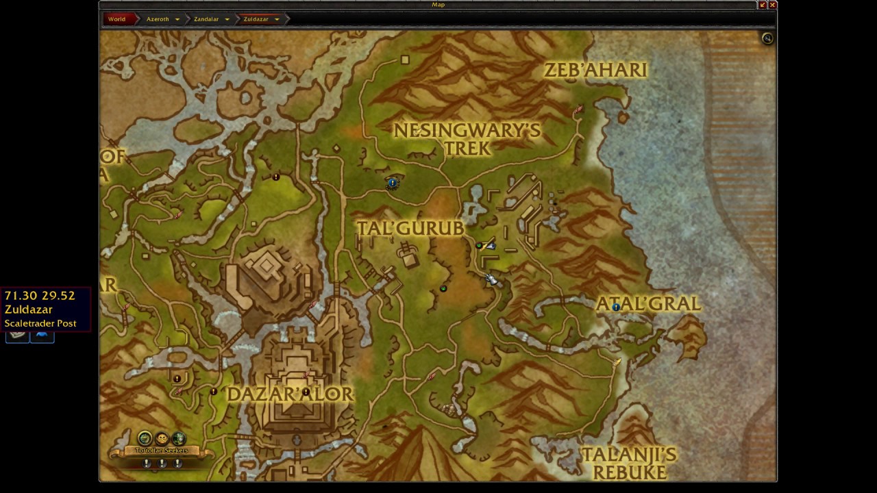 Brutosaur of Zuldazar Food Vendor Location WoW Golkada YouTube