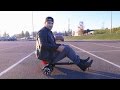 Du karting dans un centre commercial   transformer un hoverboard en kart