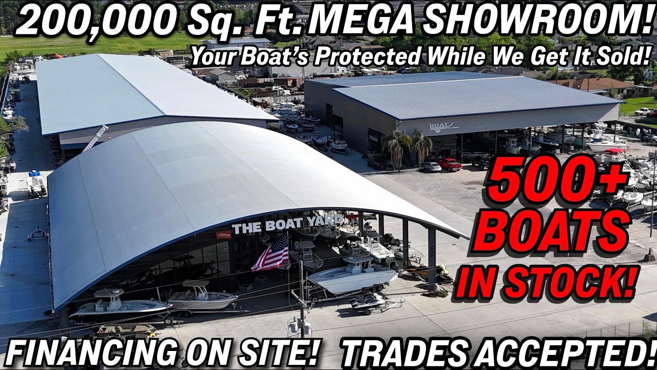 Introducing The Largest Pre-Owned Boat Dealership InThe South - Thousands Of Boats For Sale!