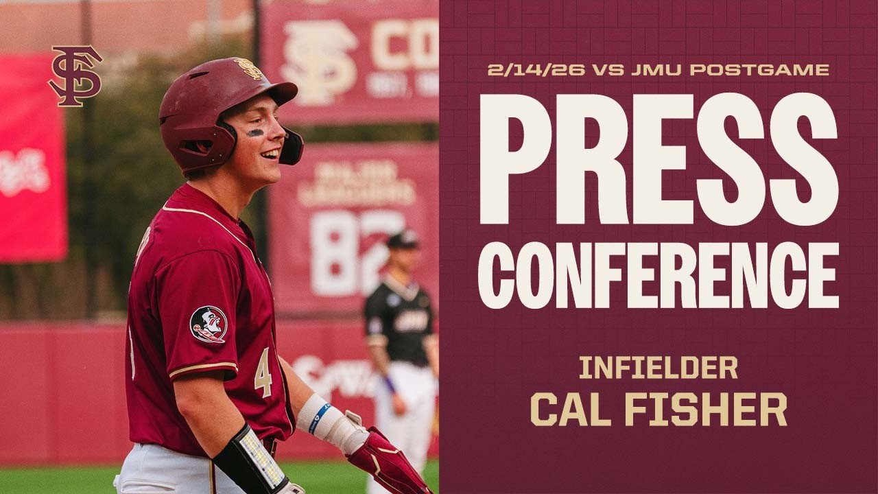 Image related to FSU Baseball | INF Cal Fisher Postgame Press Conference (2/14/26 vs JMU)