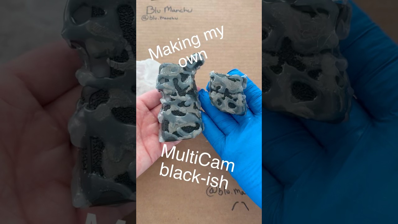 Making my own MultiCam Black Camo - YouTube